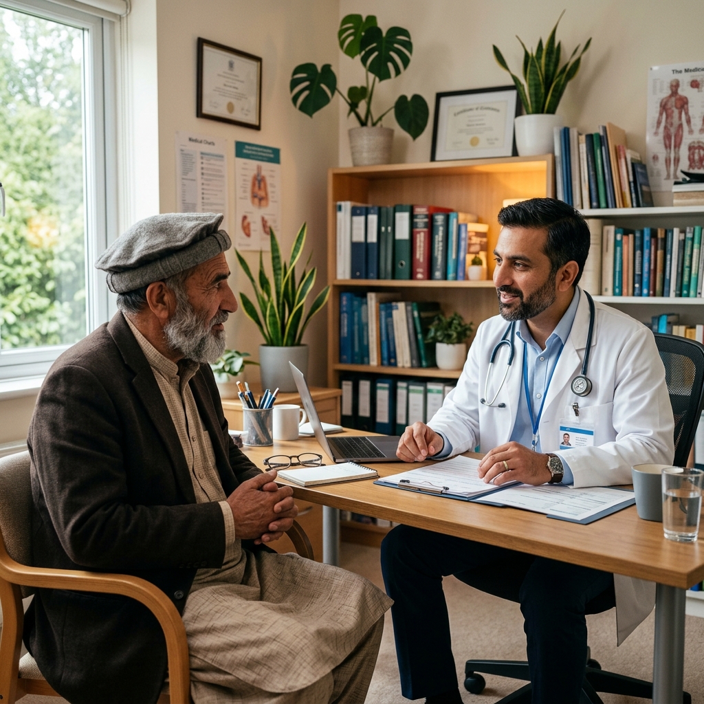 Doctor and Patient Consultation